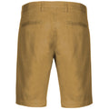 Camel - Back - Kariban Mens Chino Bermuda Shorts