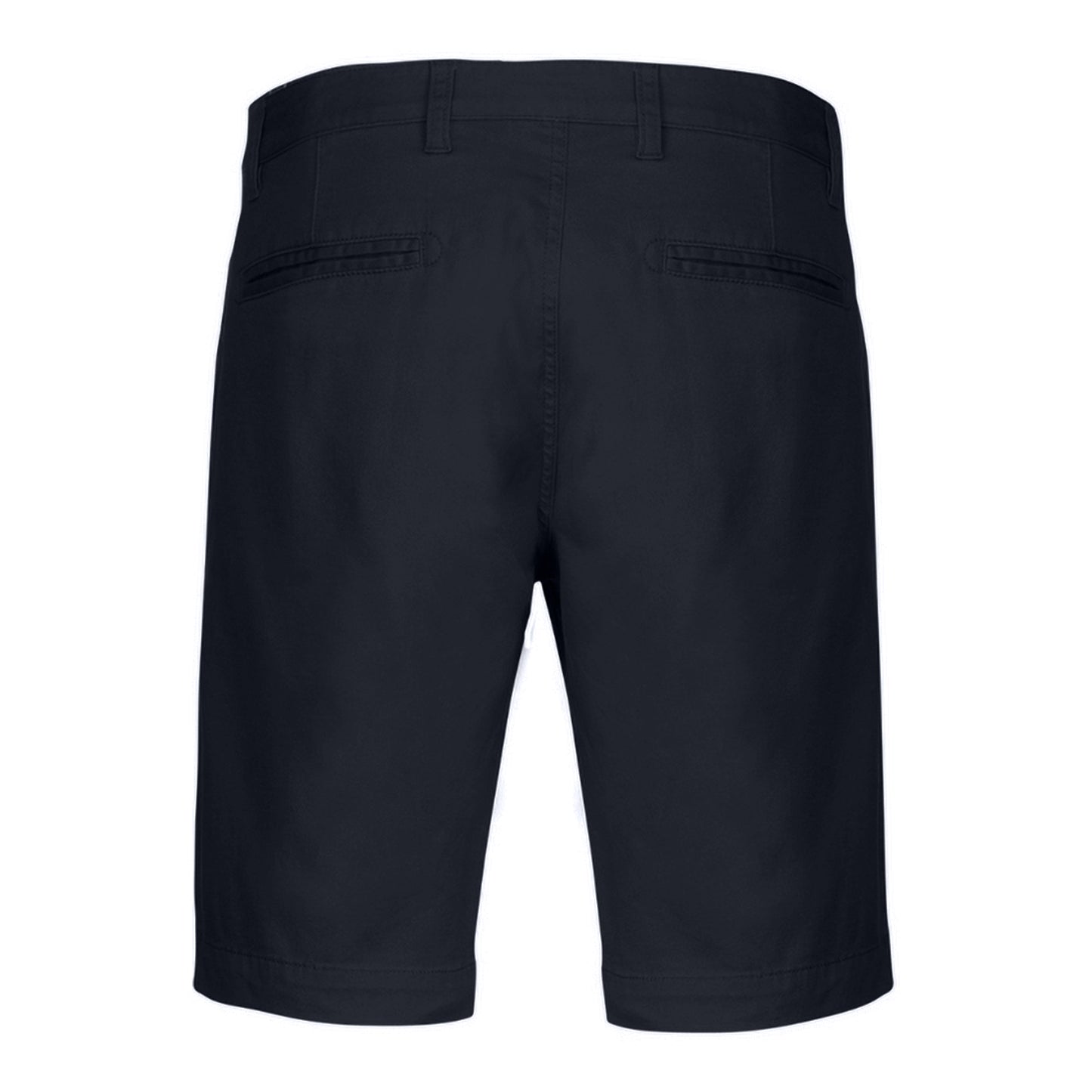 Dark Navy - Back - Kariban Mens Chino Bermuda Shorts