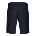 Dark Navy - Back - Kariban Mens Chino Bermuda Shorts