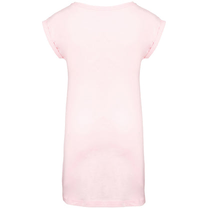 Pale Pink - Back - Kariban Womens-Ladies T-Shirt Dress