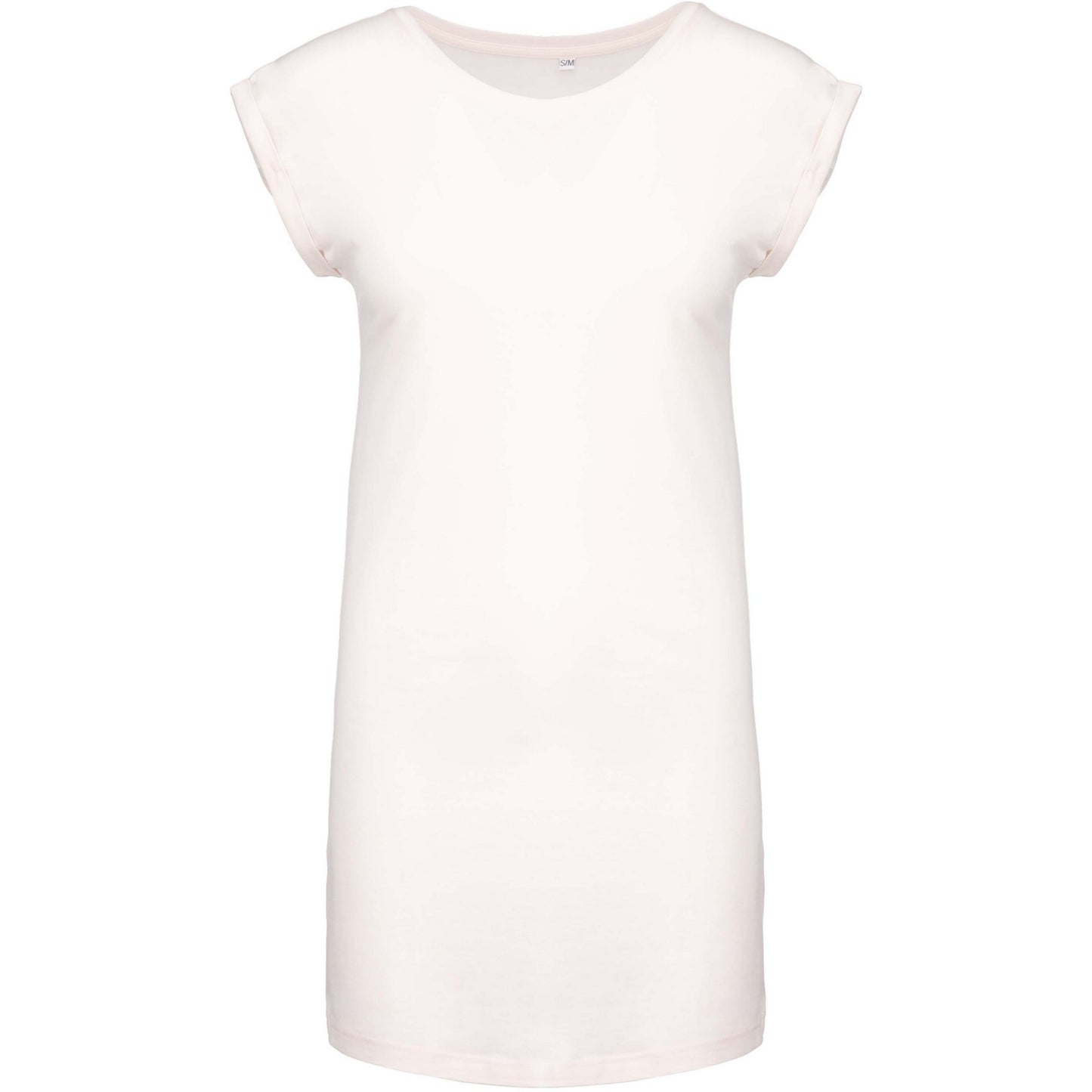 Off White - Front - Kariban Womens-Ladies T-Shirt Dress