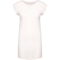 Off White - Front - Kariban Womens-Ladies T-Shirt Dress