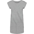 Light Grey - Front - Kariban Womens-Ladies T-Shirt Dress