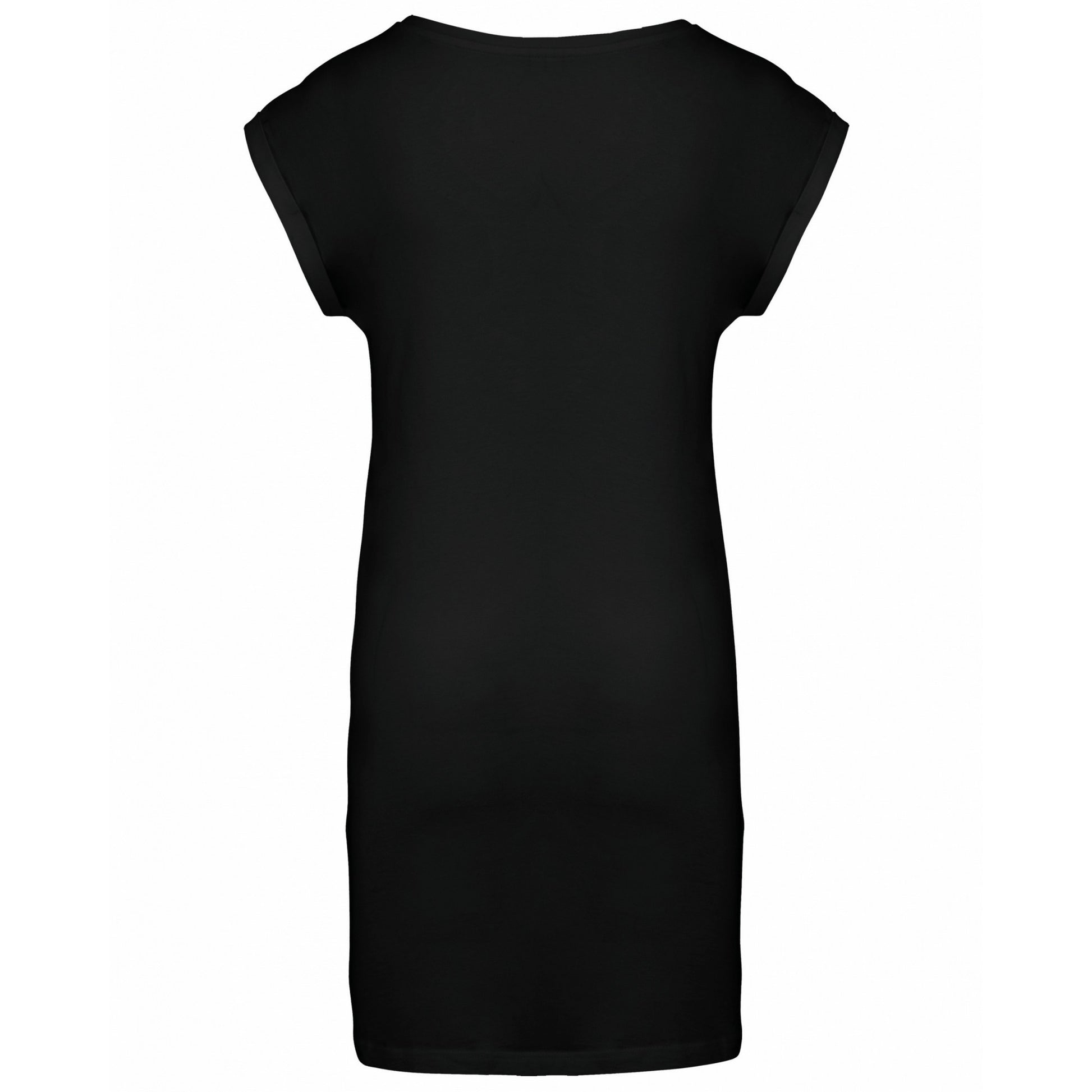 Black - Back - Kariban Womens-Ladies T-Shirt Dress