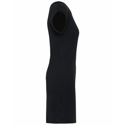 Black - Side - Kariban Womens-Ladies T-Shirt Dress