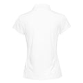 White - Back - Tee Jays Womens-Ladies Heavy Cotton Pique Polo Shirt