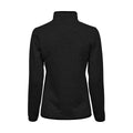 Black - Back - Tee Jays Womens-Ladies Knitted Outdoor Fleece Jacket