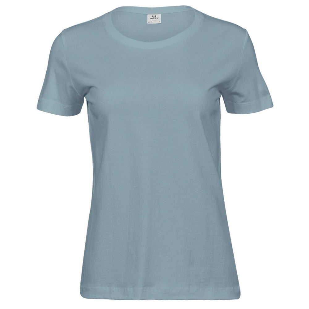 Misty Blue - Front - Tee Jays Womens-Ladies Sof T-Shirt