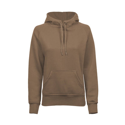 Wood - Front - Tee Jays Womens-Ladies Raglan Hooded Sweatshirt