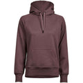 Grape - Front - Tee Jays Womens-Ladies Raglan Hooded Sweatshirt