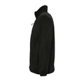 Black - Side - SOLS Mens North Full Zip Outdoor Fleece Jacket