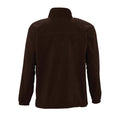 Dark Chocolate - Back - SOLS Mens North Full Zip Outdoor Fleece Jacket