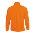 Orange - Back - SOLS Mens North Full Zip Outdoor Fleece Jacket