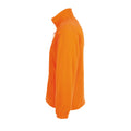 Orange - Side - SOLS Mens North Full Zip Outdoor Fleece Jacket