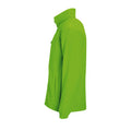 Lime - Side - SOLS Mens North Full Zip Outdoor Fleece Jacket