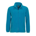 Aqua - Front - SOLS Mens North Full Zip Outdoor Fleece Jacket