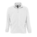 White - Front - SOLS Mens North Full Zip Outdoor Fleece Jacket