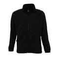Black - Front - SOLS Mens North Full Zip Outdoor Fleece Jacket
