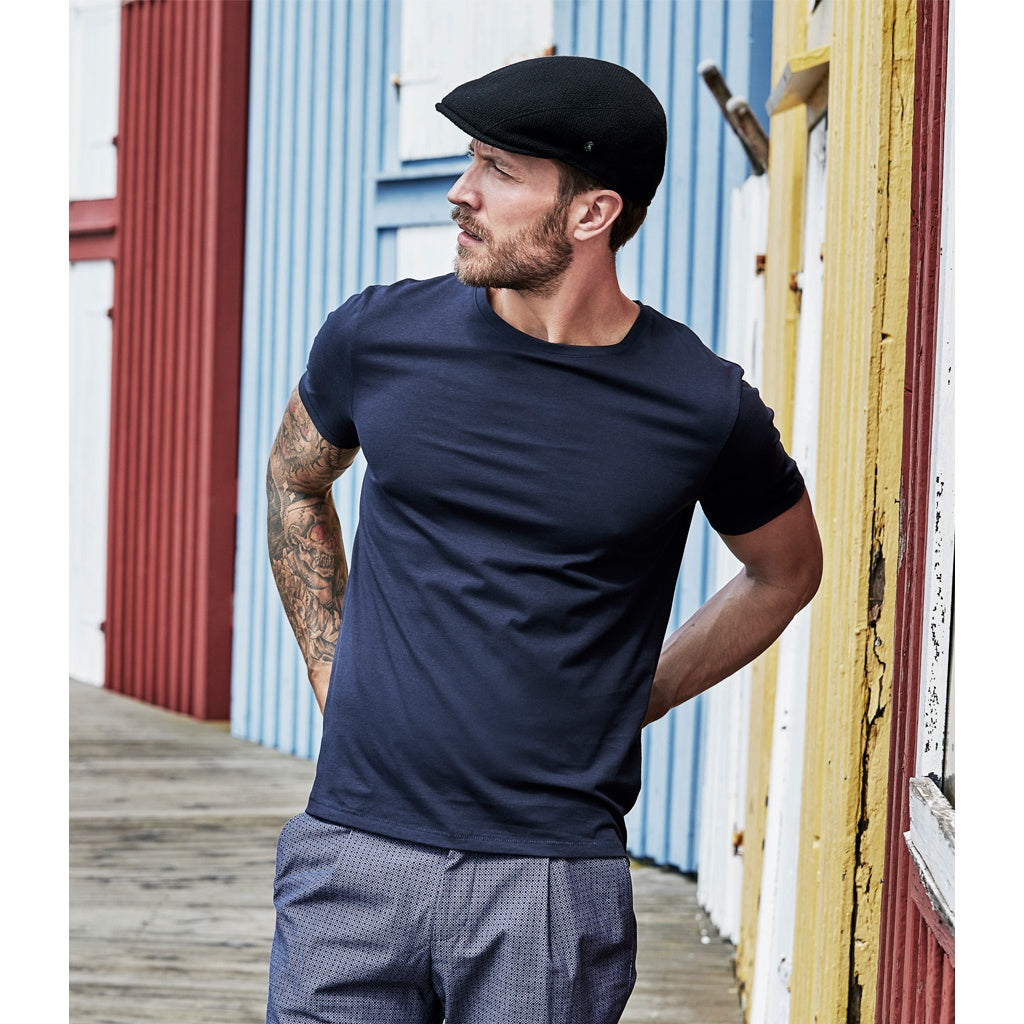 Navy - Back - Tee Jays Mens Luxury Cotton T-Shirt