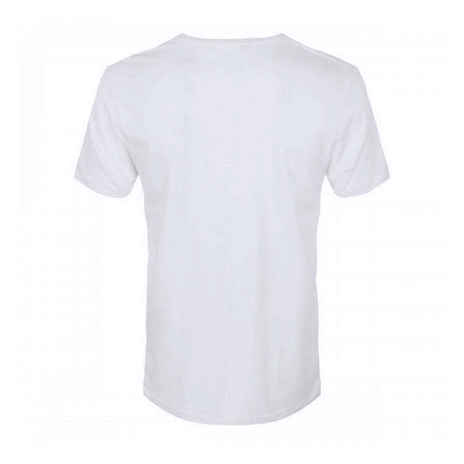 White - Back - Tee Jays Mens Roll-Up T-Shirt
