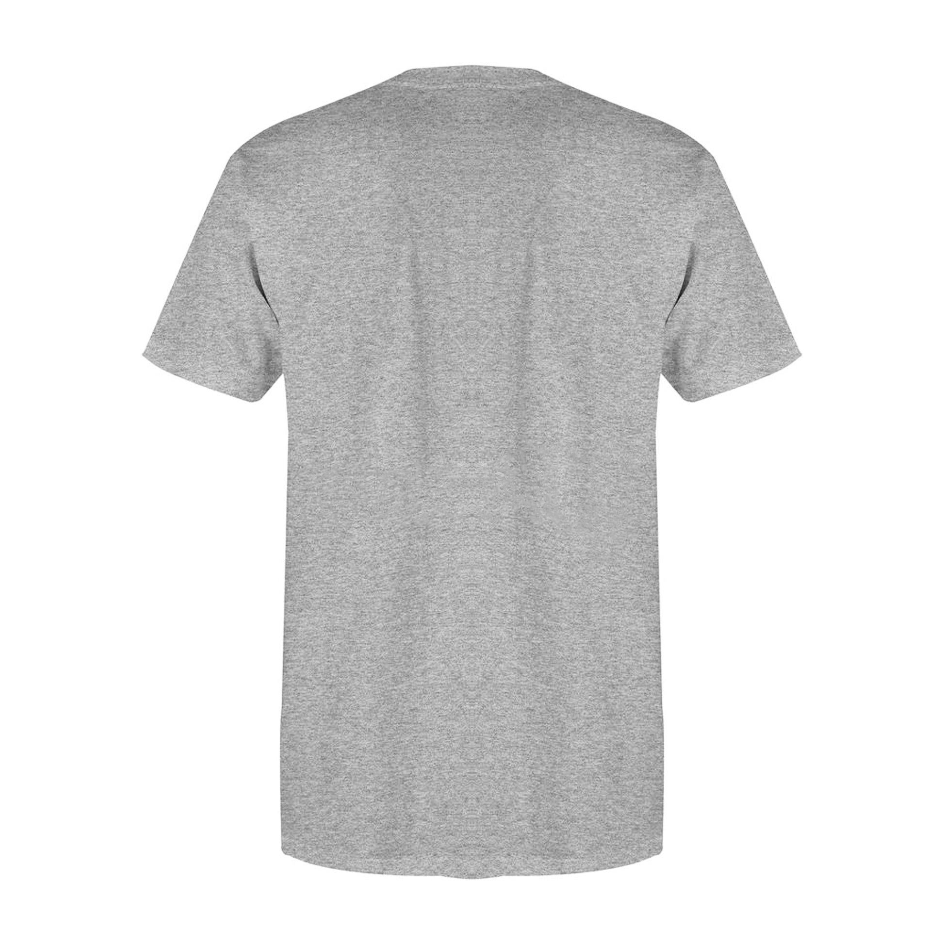 Heather Grey - Back - Tee Jays Mens Roll-Up T-Shirt