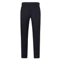 Navy - Front - Henbury Mens Stretch Flex Waistband Chino Trousers