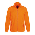 Orange - Front - SOLS Mens North Full Zip Outdoor Fleece Jacket