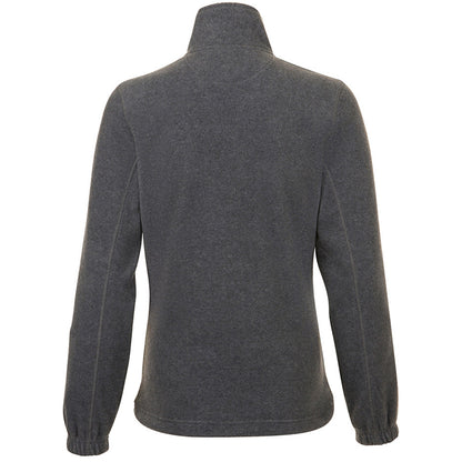 Grey Marl - Back - SOLS Womens-Ladies North Full Zip Fleece Jacket