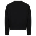 Black - Back - Tombo Womens-Ladies Cropped Sweatshirt