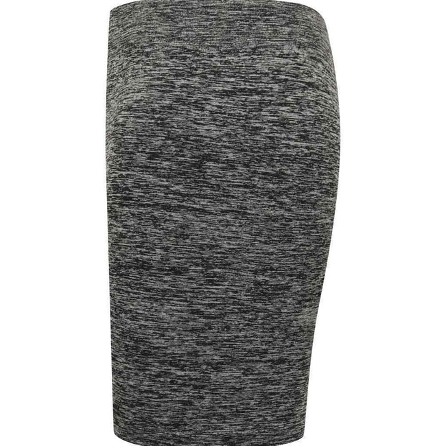 Dark Grey Marl - Pack Shot - Tombo Womens-Ladies Seamless Shorts