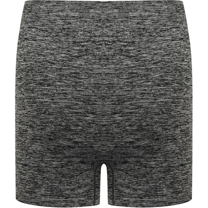 Dark Grey Marl - Close up - Tombo Womens-Ladies Seamless Shorts