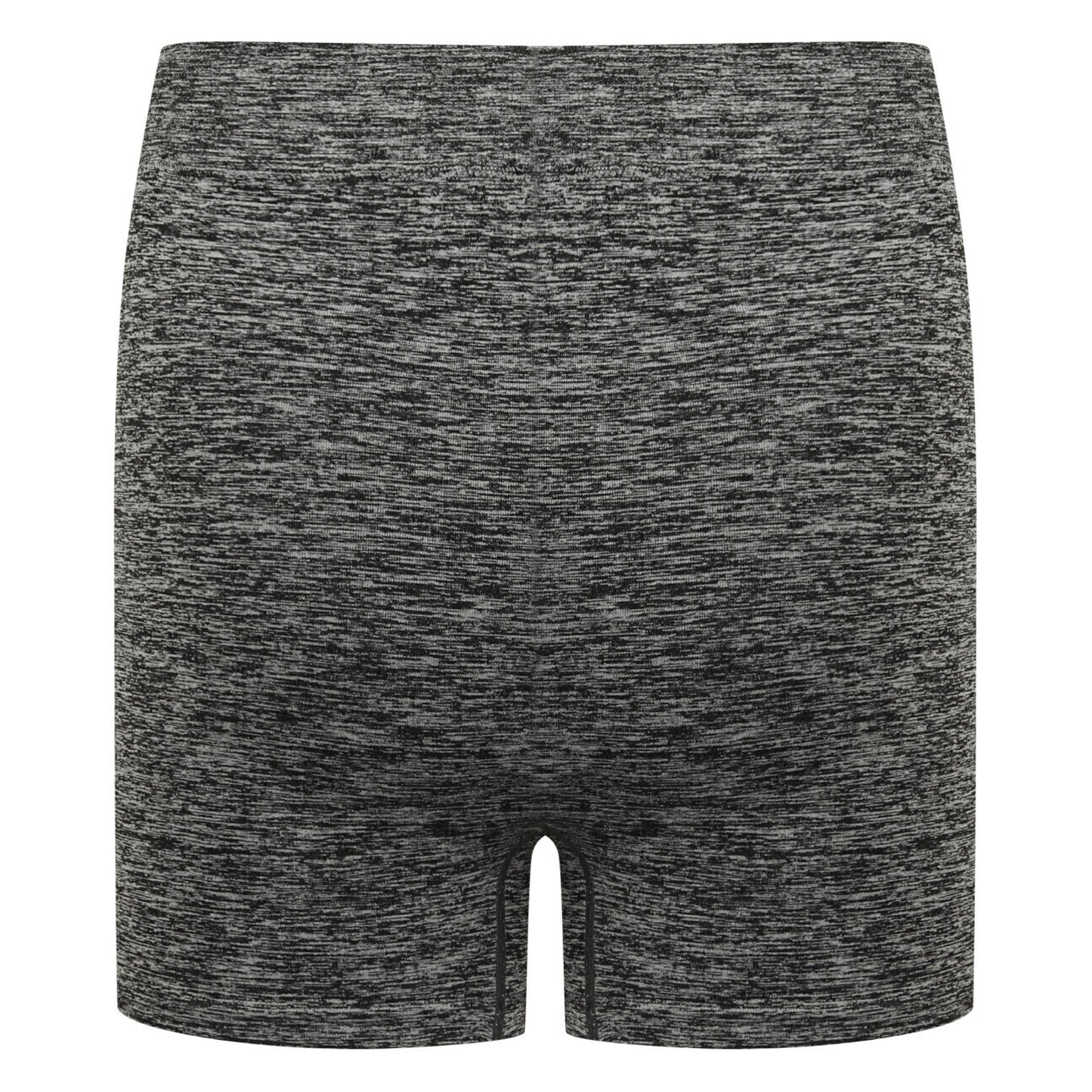 Dark Grey Marl - Back - Tombo Womens-Ladies Seamless Shorts
