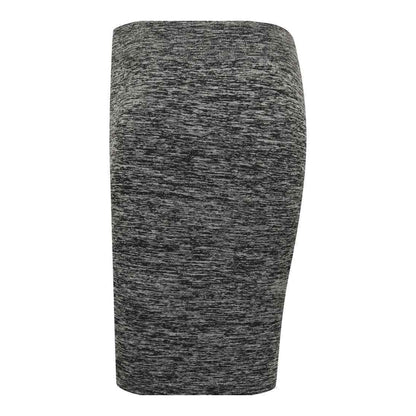 Dark Grey Marl - Side - Tombo Womens-Ladies Seamless Shorts