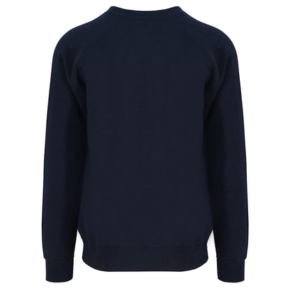 New French Navy - Back - AWDis Just Hoods Mens Graduate Heavyweight Sweatshirt