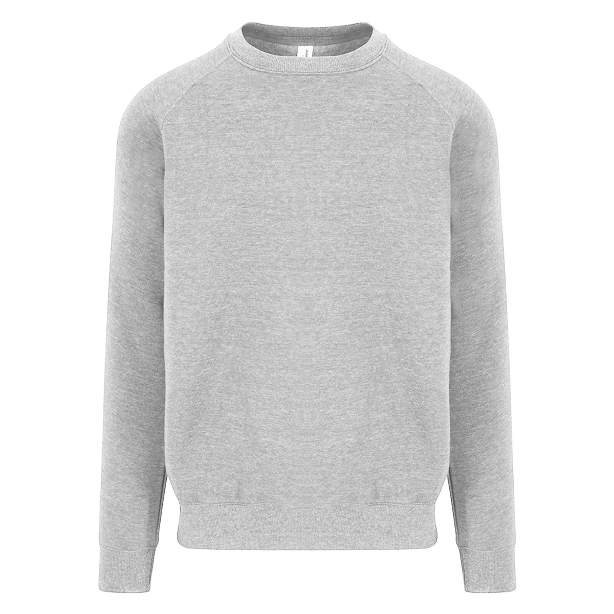 Heather Grey - Front - AWDis Just Hoods Mens Graduate Heavyweight Sweatshirt