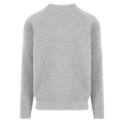 Heather Grey - Back - AWDis Just Hoods Mens Graduate Heavyweight Sweatshirt