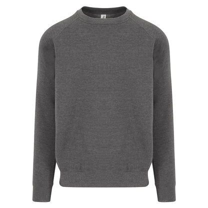 Charcoal - Front - AWDis Just Hoods Mens Graduate Heavyweight Sweatshirt