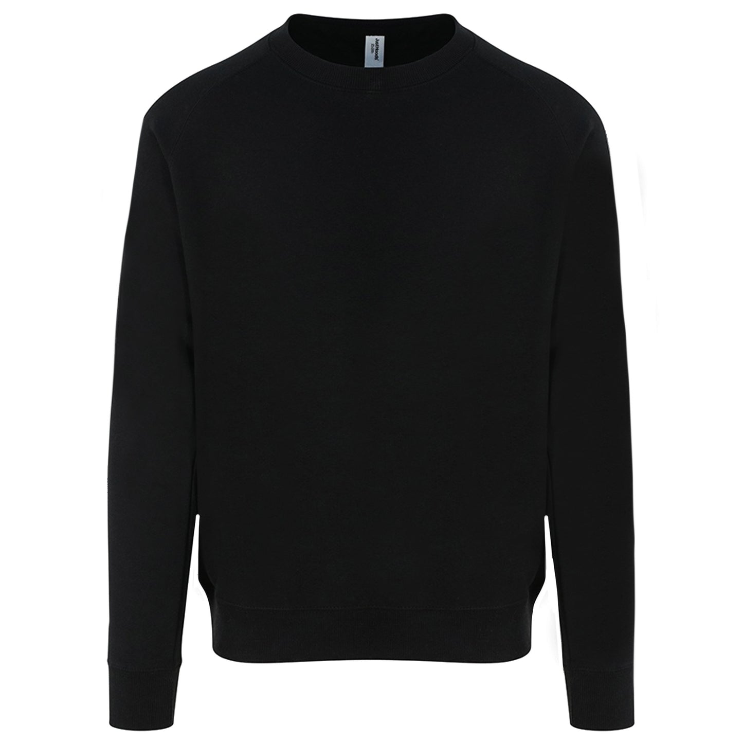 Jet Black - Front - AWDis Just Hoods Mens Graduate Heavyweight Sweatshirt