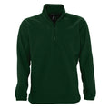 Forest Green - Front - SOLS Ness Unisex Zip Neck Anti-Pill Fleece Top