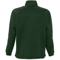 Forest Green - Back - SOLS Ness Unisex Zip Neck Anti-Pill Fleece Top
