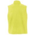 Neon Yellow - Back - SOLS Norway Unisex Anti-Pill Fleece Bodywarmer - Gilet