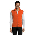 Orange - Side - SOLS Norway Unisex Anti-Pill Fleece Bodywarmer - Gilet