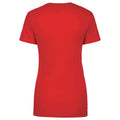 Red - Back - Next Level Womens-Ladies Boyfriend T-Shirt