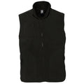 Black - Front - SOLS Norway Unisex Anti-Pill Fleece Bodywarmer - Gilet