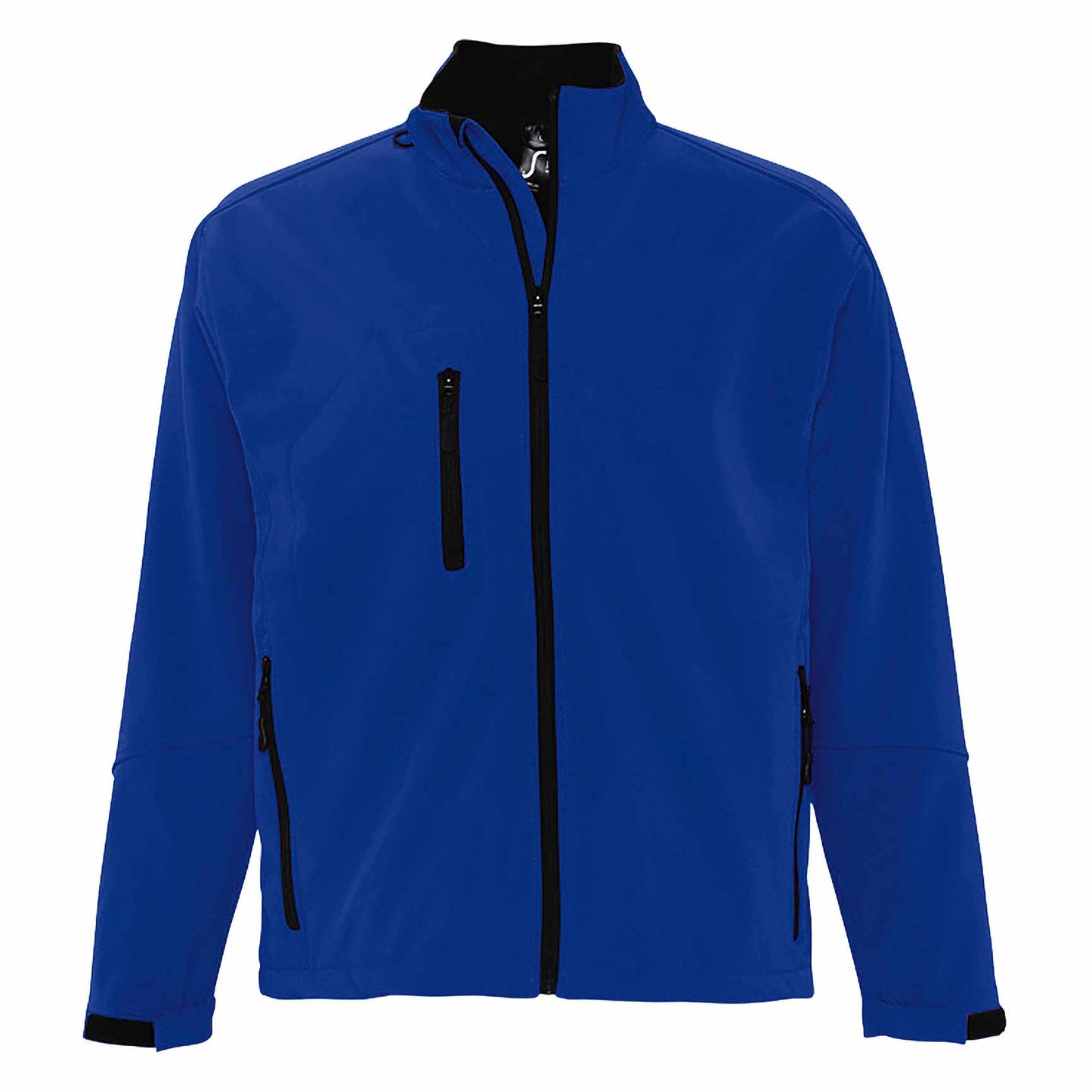 Royal Blue - Front - SOLS Mens Relax Soft Shell Jacket (Breathable, Windproof And Water Resistant)