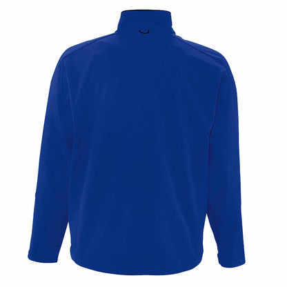 Royal Blue - Back - SOLS Mens Relax Soft Shell Jacket (Breathable, Windproof And Water Resistant)