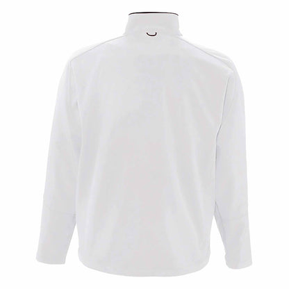 White - Back - SOLS Mens Relax Soft Shell Jacket (Breathable, Windproof And Water Resistant)