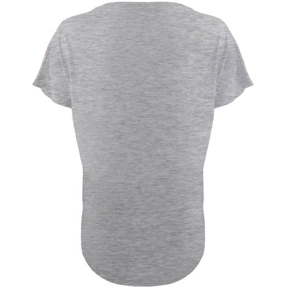 Heather Grey - Back - Next Level Womens-Ladies Ideal Dolman T-Shirt