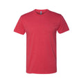 Red - Front - Next Level Adults Unisex CVC Crew Neck T-Shirt