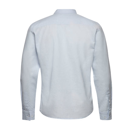 White - Back - Tee Jays Mens Perfect Long Sleeve Oxford Shirt